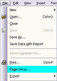 PageSetup